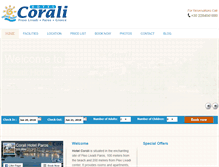 Tablet Screenshot of hotelcorali.gr
